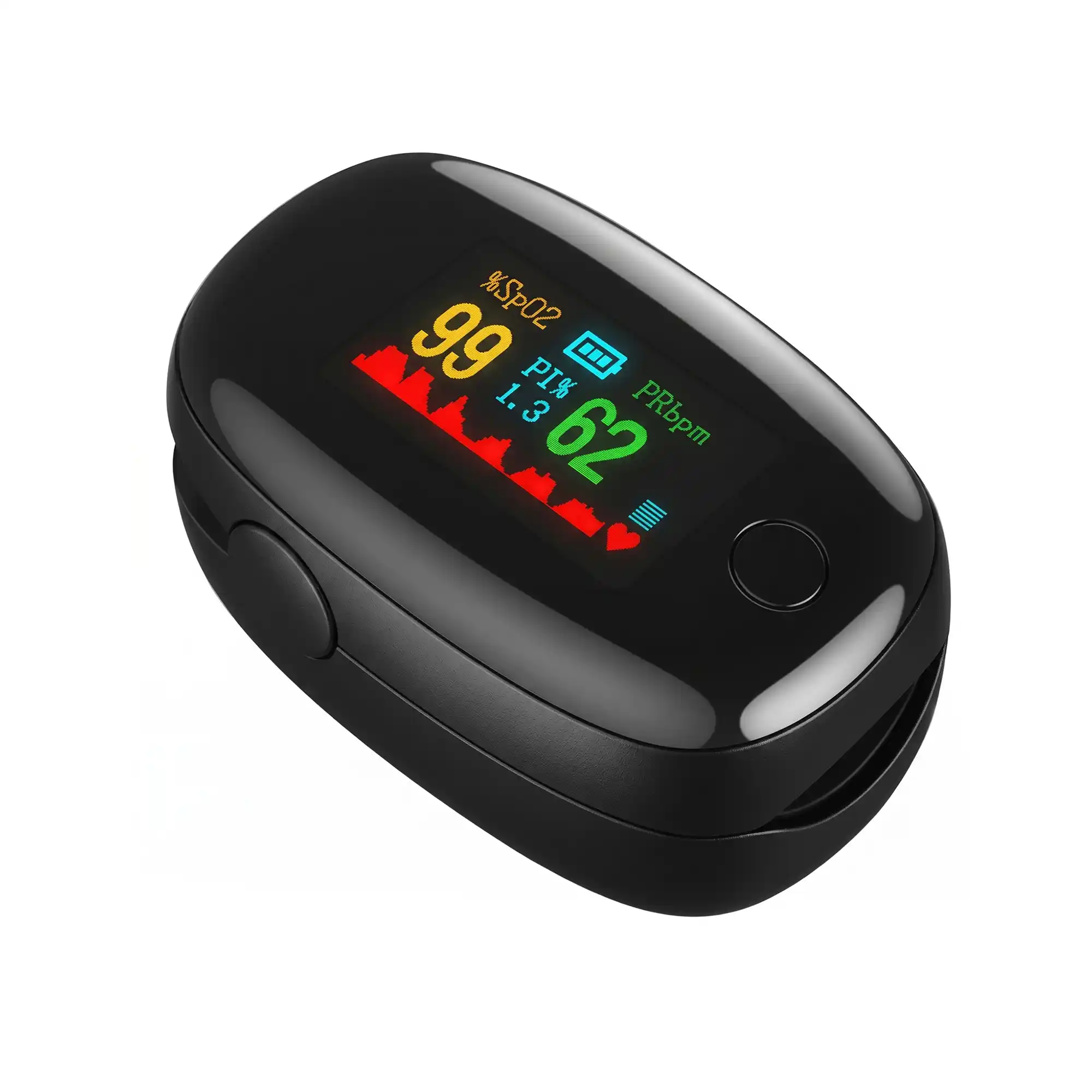 Fingertip Pulse Oximeter – Blood Oxygen Level & Heart Rate Monitor