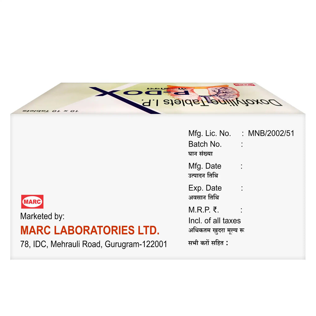 P-Dox- Doxofylline 400mg tablet: Helps to treat respiratory conditions like bronchial asthma, chronic obstructive pulmonary disease (COPD), and chronic bronchitis.