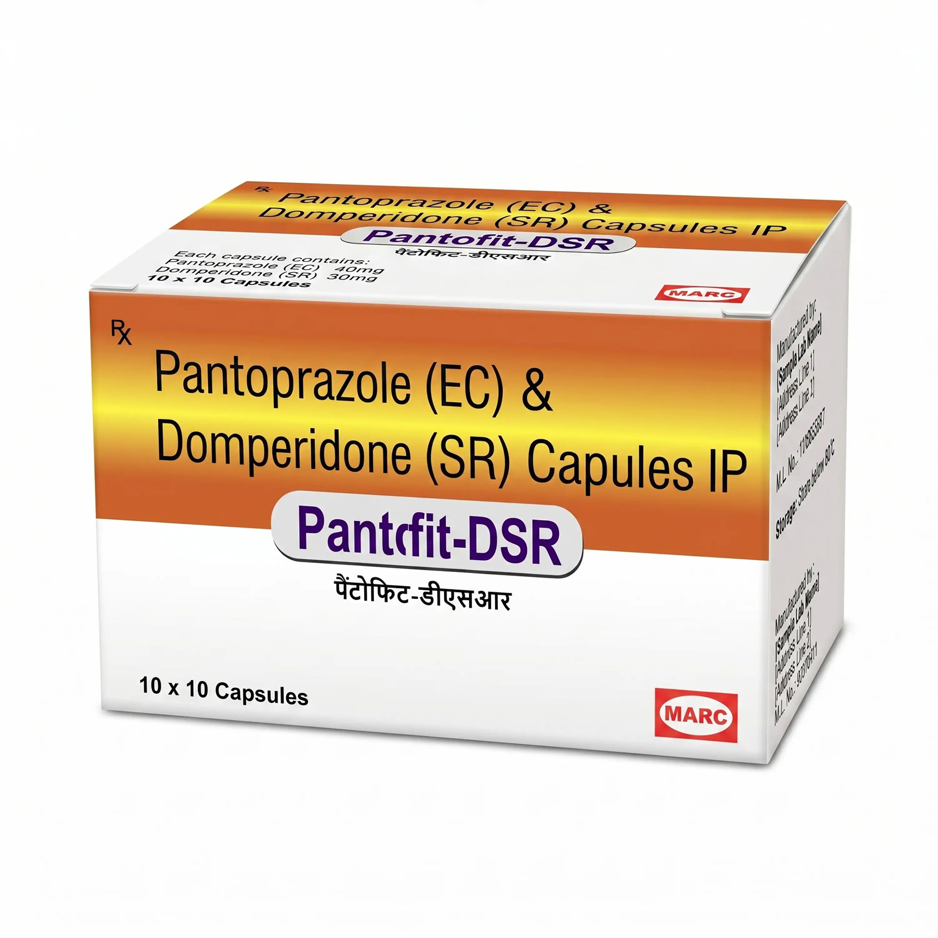 Pantofit DSR Pantoprazole & Domperidone Capsule – Acidity, Bloating & GERD Relief