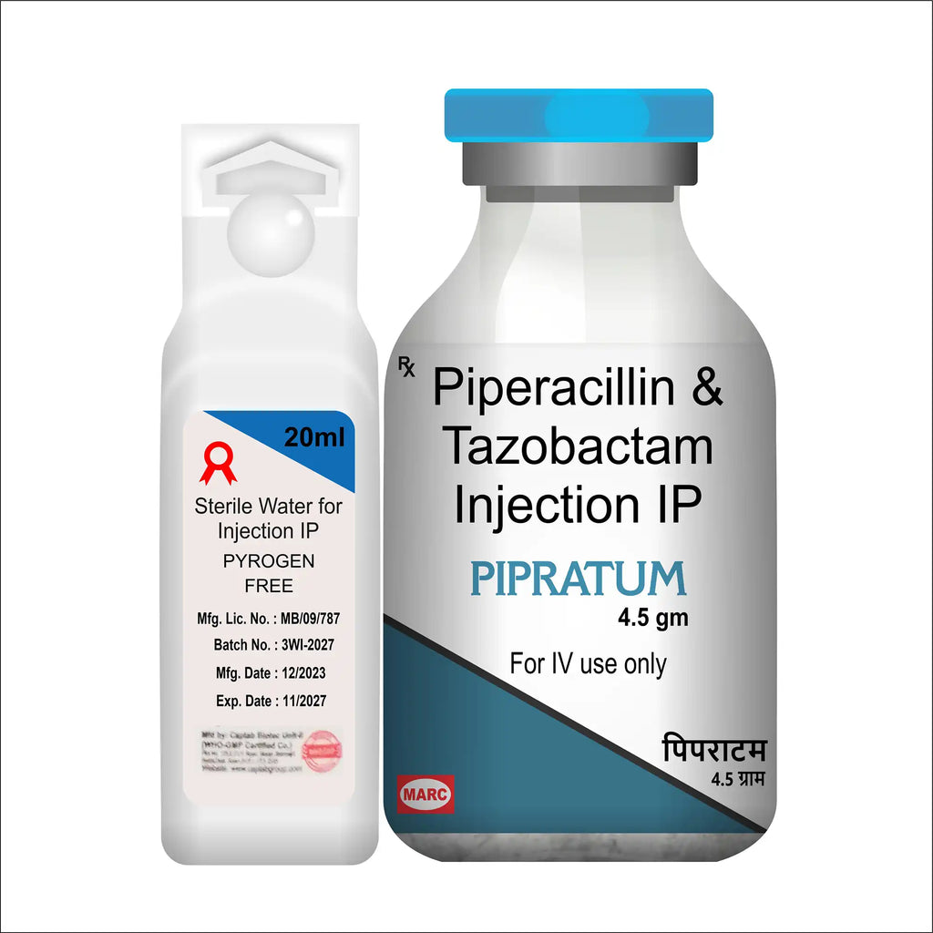Pipratum Piperacillin & Tazobactam Injection – Hospital-Grade Antibiotic for Severe Infections