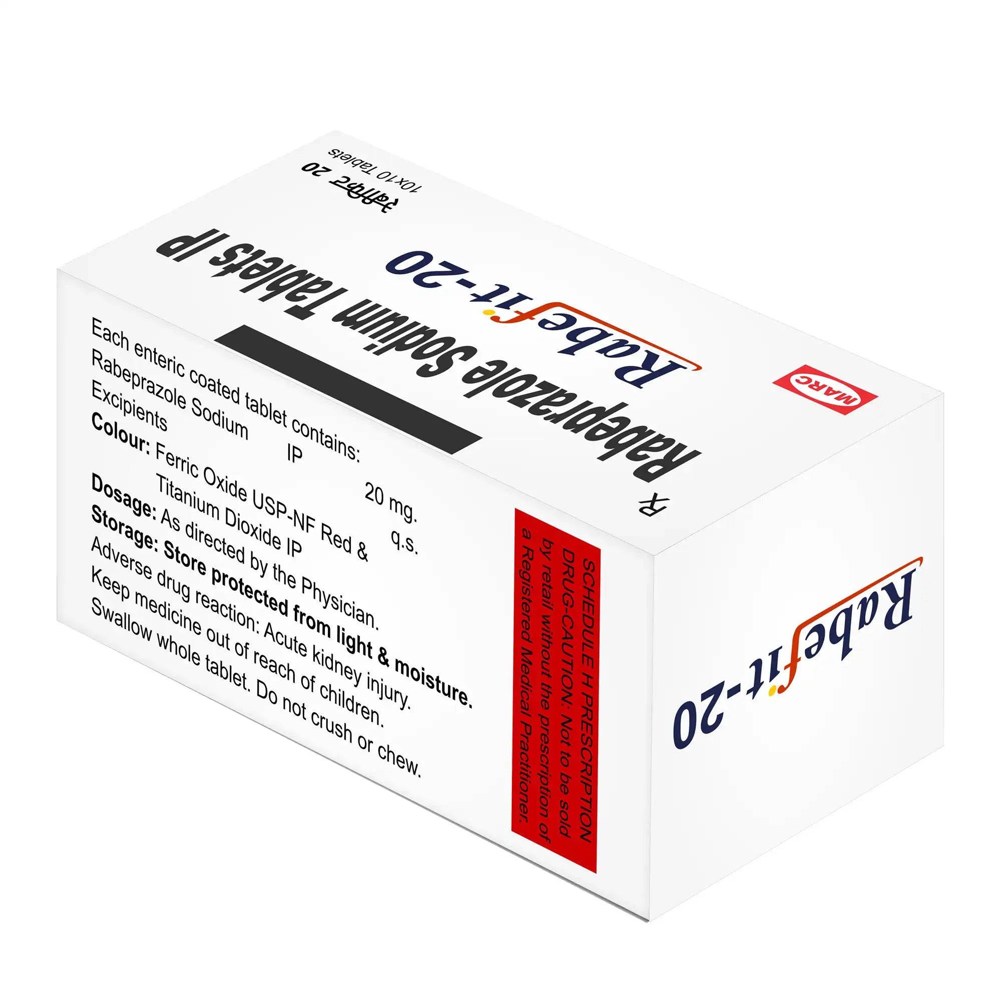 Rabefit-20 Rabeprazole Tablet – Acidity, Heartburn & GERD Relief