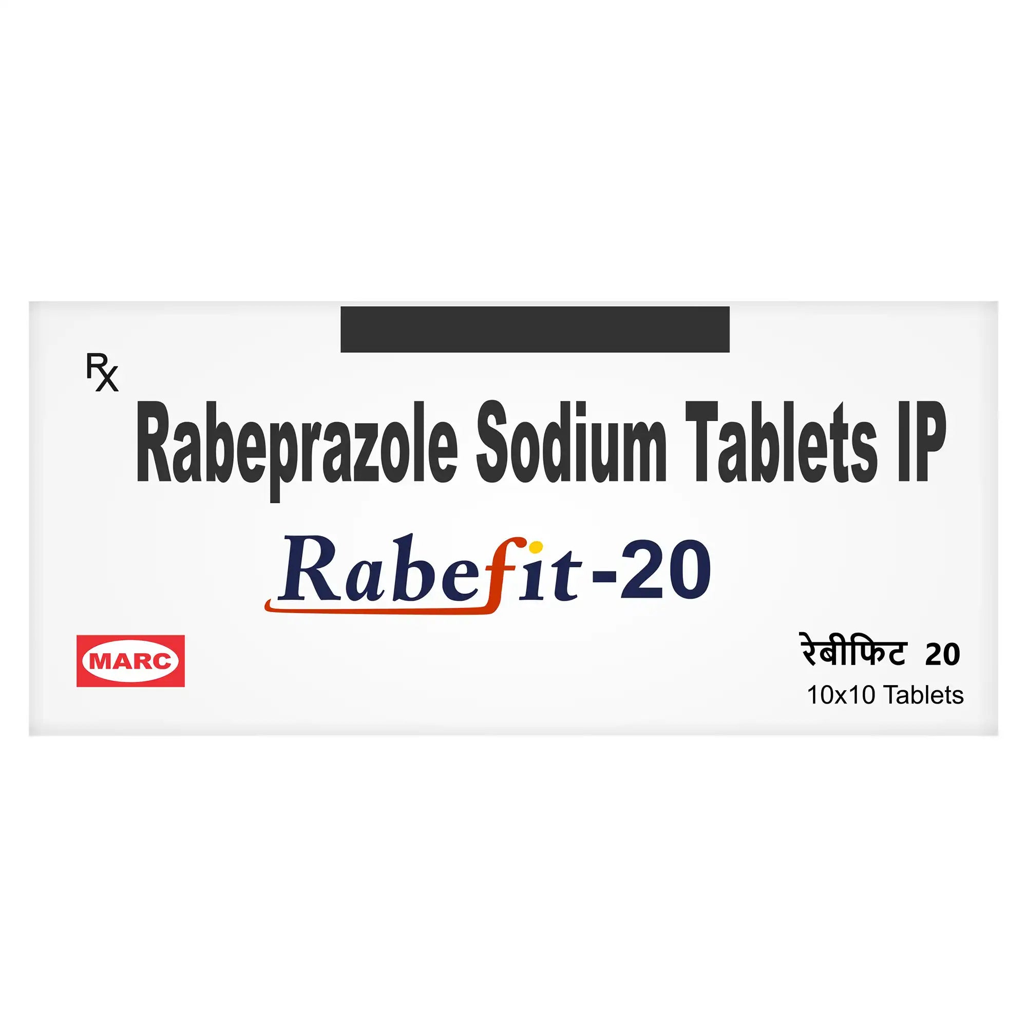 Rabefit-20 Rabeprazole Tablet – Acidity, Heartburn & GERD Relief