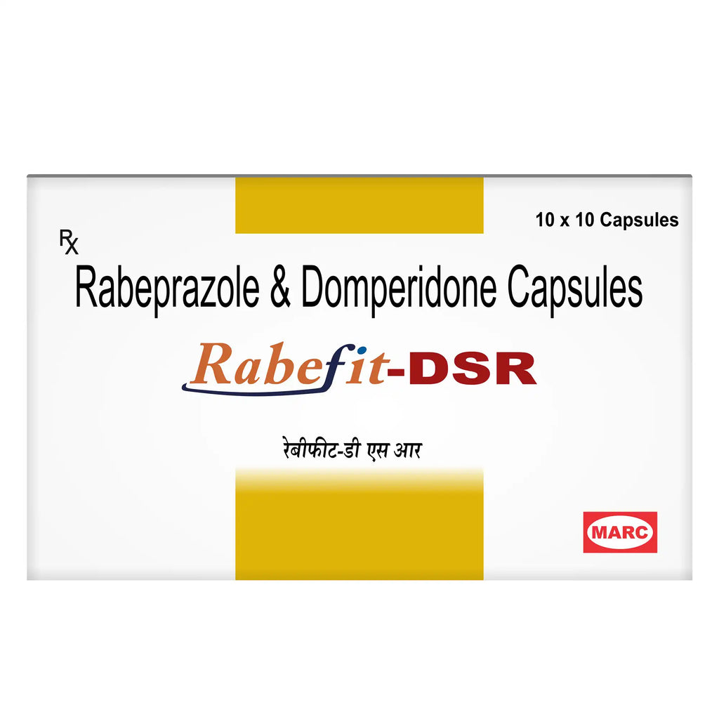Rabefit DSR Rabeprazole & Domperidone Capsule – Acid Reflux, Nausea & GERD Relief