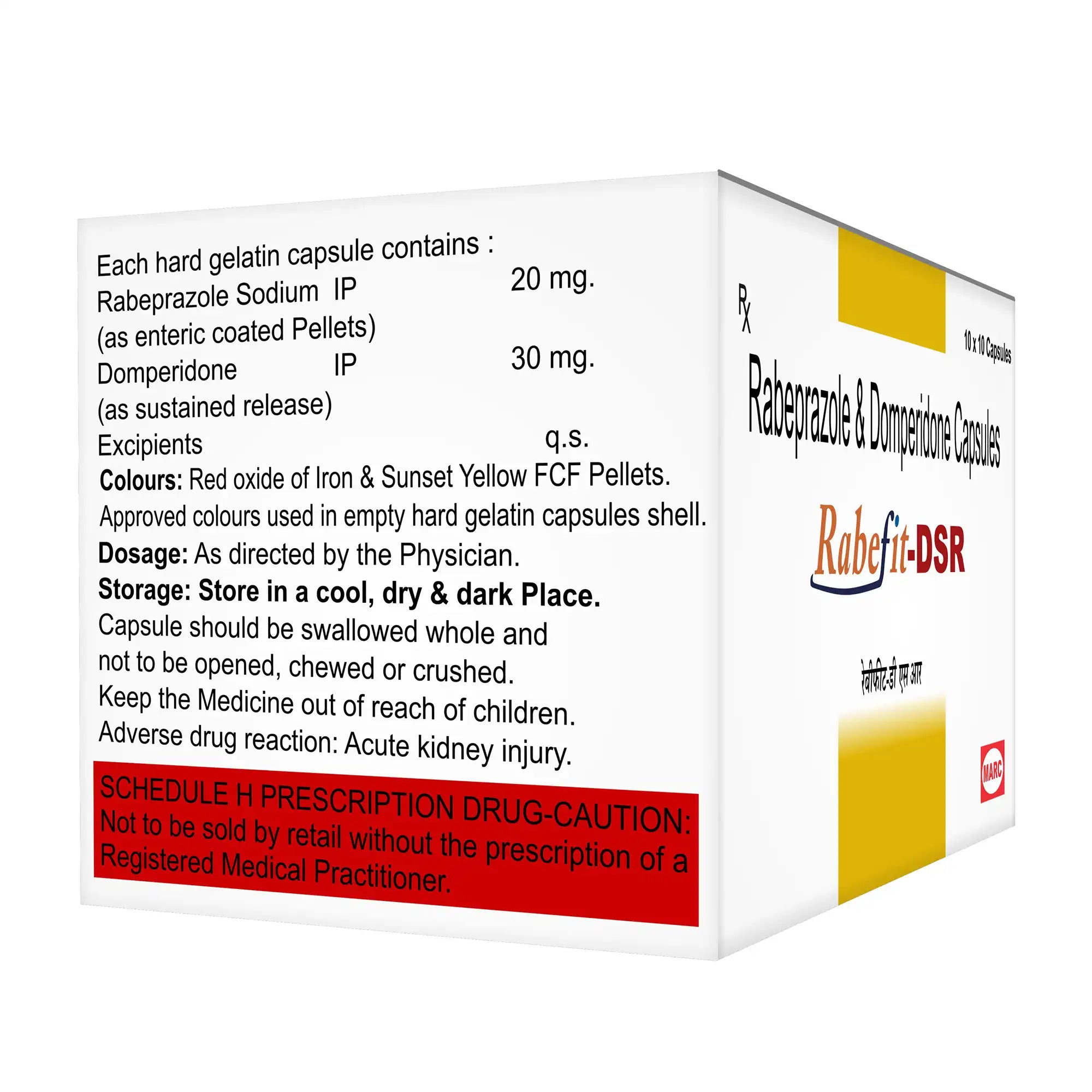 Rabefit DSR Rabeprazole & Domperidone Capsule – Acid Reflux, Nausea & GERD Relief
