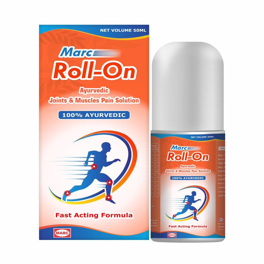 Marc Roll-On (50ml) – Ayurvedic Fast-Acting Formula for Joint & Muscle Comfort | Easy Roll-On Application