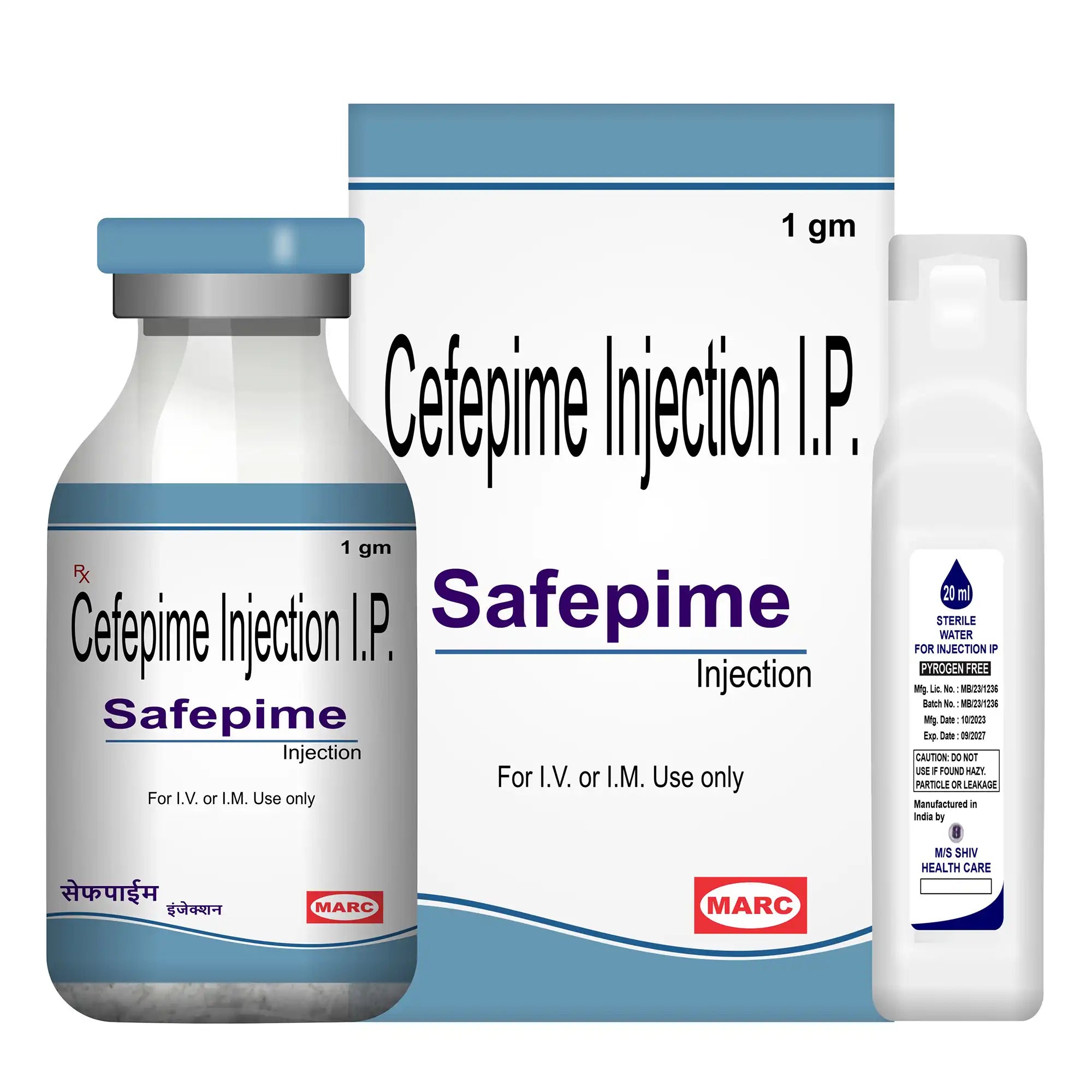 Safepime Cefepime Injection – Hospital-Grade Antibiotic for Severe Bacterial Infections