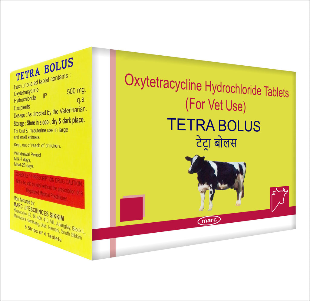 Marc Tetra Bolus – Single Box | Effective Antibiotic for Respiratory, Digestive & Reproductive Infections