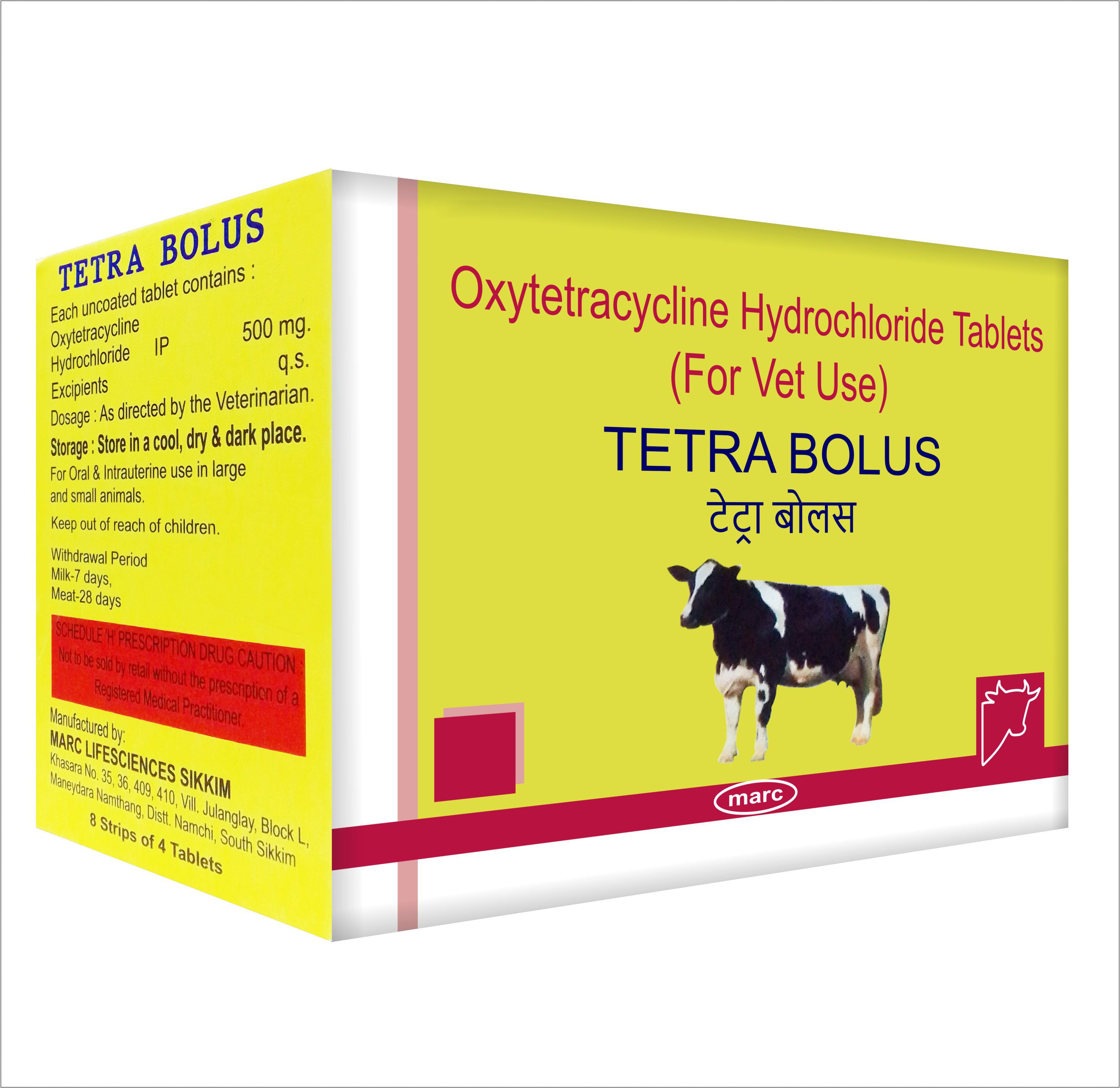 Marc Tetra Bolus – Single Box | Effective Antibiotic for Respiratory, Digestive & Reproductive Infections