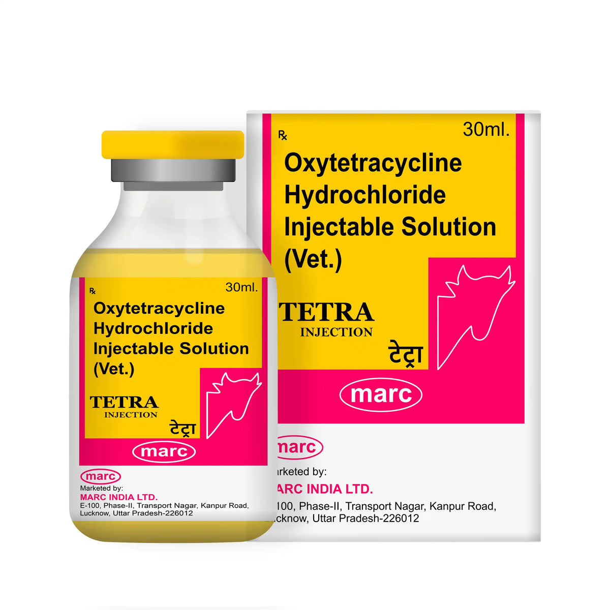 Tetra Veterinary Oxytetracycline Injection 30ml – Broad-Spectrum Antibiotic for Livestock Infections
