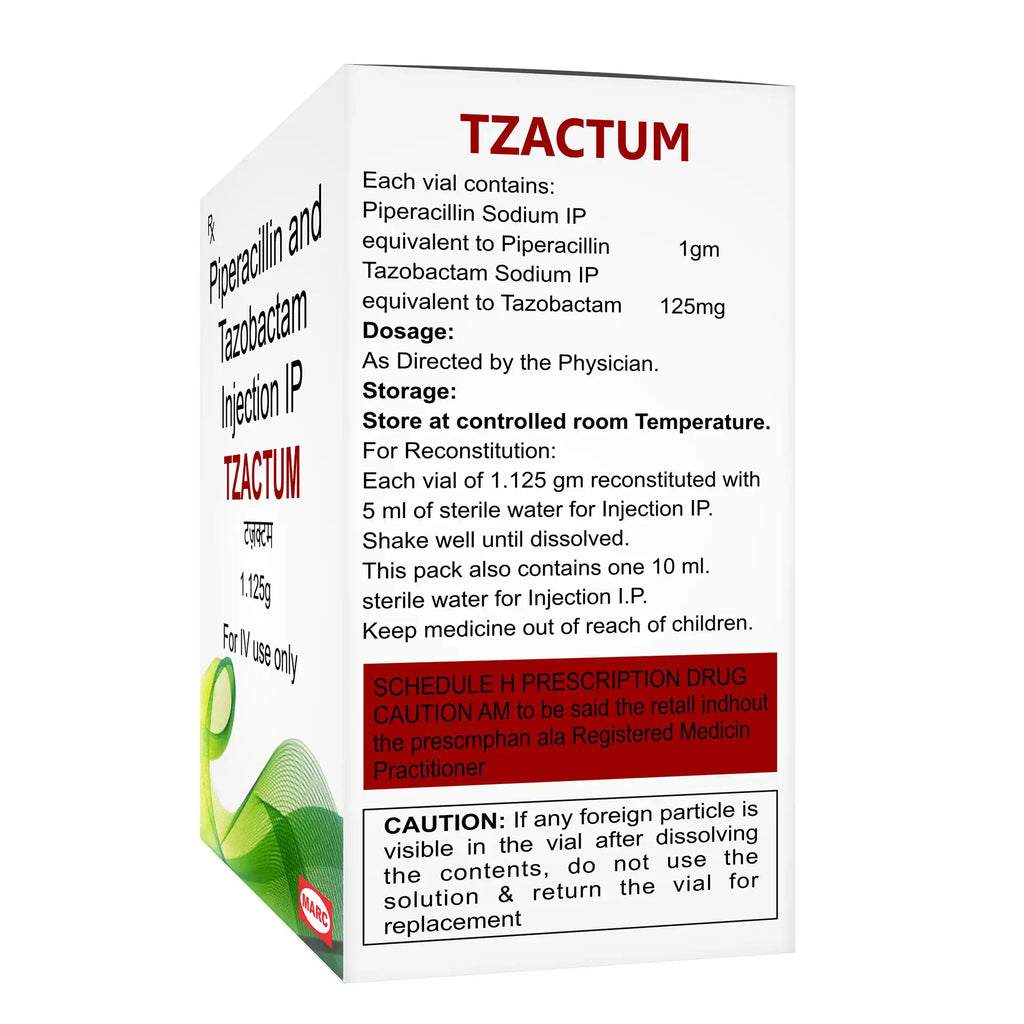 Tazctum Ceftazidime & Tazobactam Injection – ICU-Grade Antibiotic for Drug-Resistant Infections