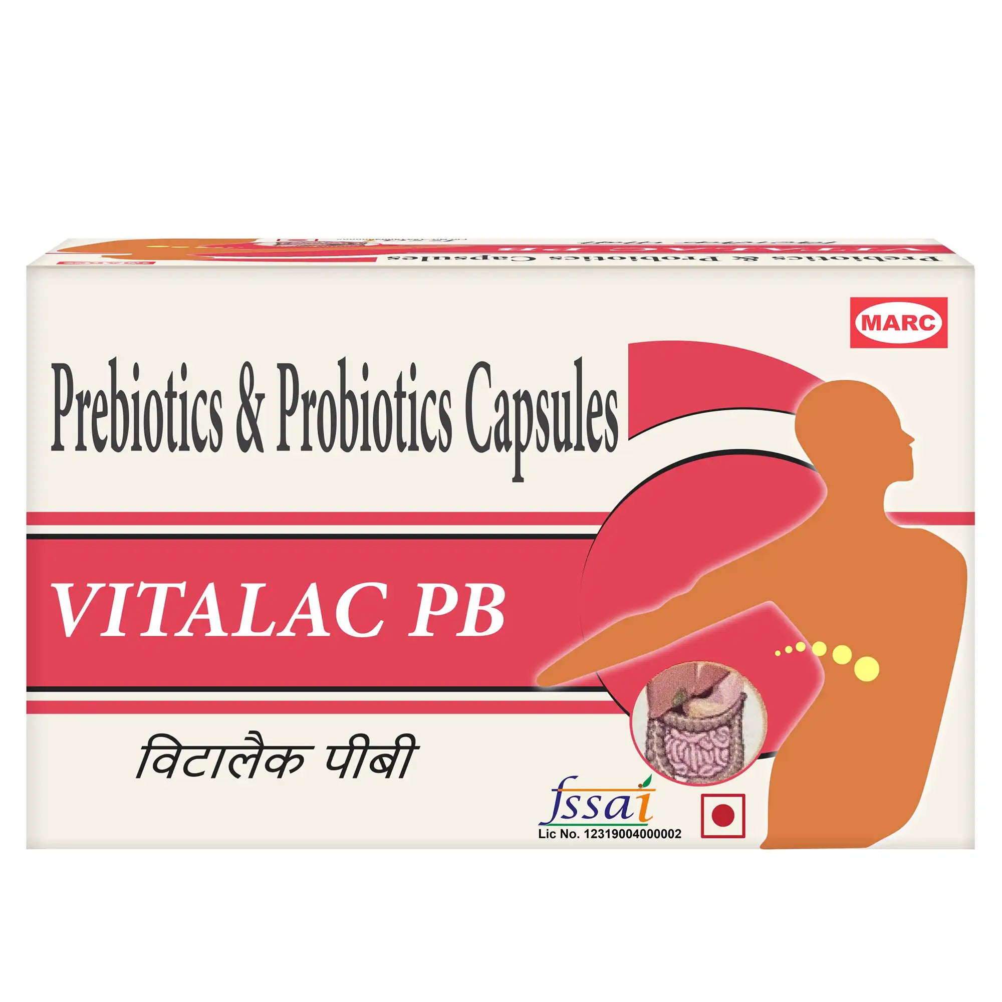 Vitalac PB Probiotic & Prebiotic Tablet – Gut Health, Digestion & Immunity Support
