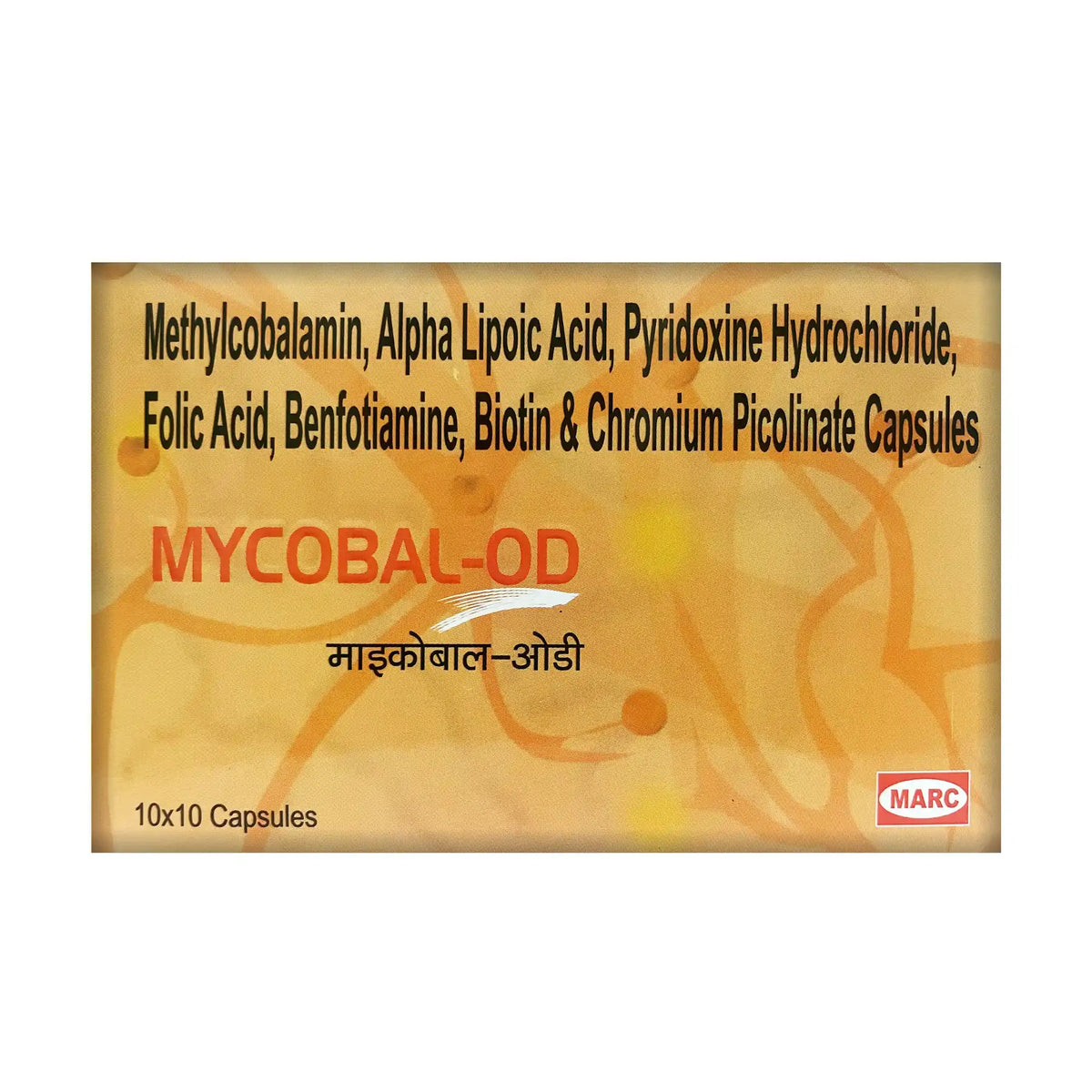 Mycobol OD-An advanced nutritional supplement formulated to support nerve health, energy metabolism, glucose metabolism, antioxidant protection, and overall wellness.
